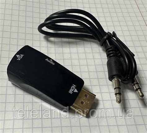 Купить Переходник преобразователь HDMI to VGA со звуком, цена 150 ...