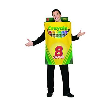 Crayola Crayon Box Adult Halloween Costume One Size