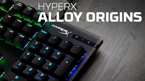 Rgb Mechanical Gaming Keyboard Hyperx Alloy Origins Youtube