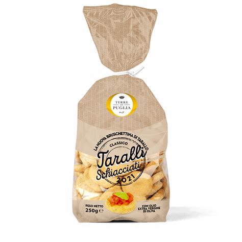 Taralli Schiacciati 250g Gusto Classico Terre Di Puglia