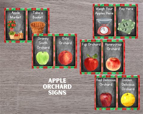 Apple Orchard Pretend Play Apple Orchard Dramatic Play Homeschool