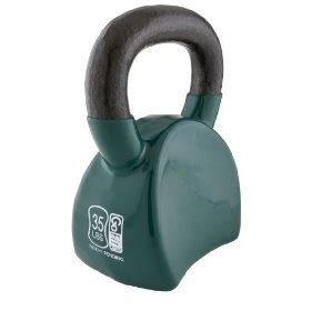 GoFit Contoured Single Vinyl Coated Kettlebell Single With Bob Harper