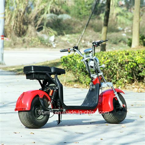 Lithium Battery Citycoco Fat Tire Electric Scooter With Seat China