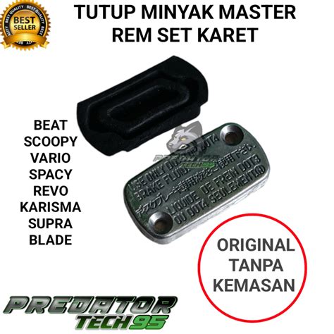 Jual Tutup Minyak Rem Atas Plus Karet Set Original Motor Honda Beat