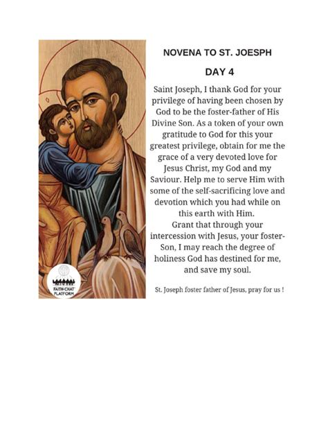 ST Joseph Novena | PDF