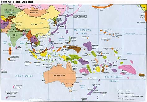 Oceania Population Map