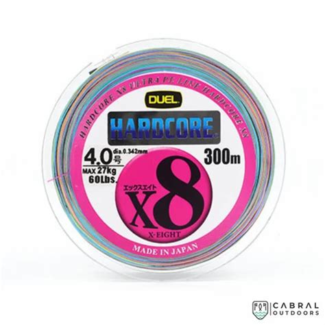 Duel Hardcore X Braided Line M At Fishing Line