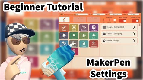 Maker Pen Settings Tutorial Rec Room Tutorial Beginner Youtube