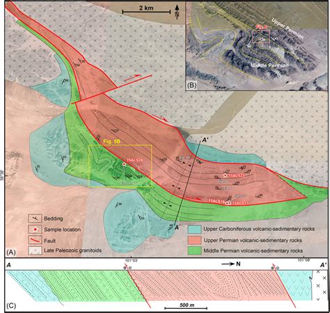 A Simplified Geological Map Showing The Distribution Of The Main