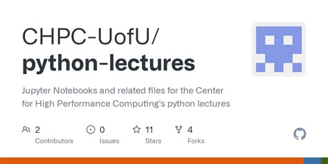 Python Lectures Lec9 Ipynb At Master · Chpc Uofu Python Lectures · Github