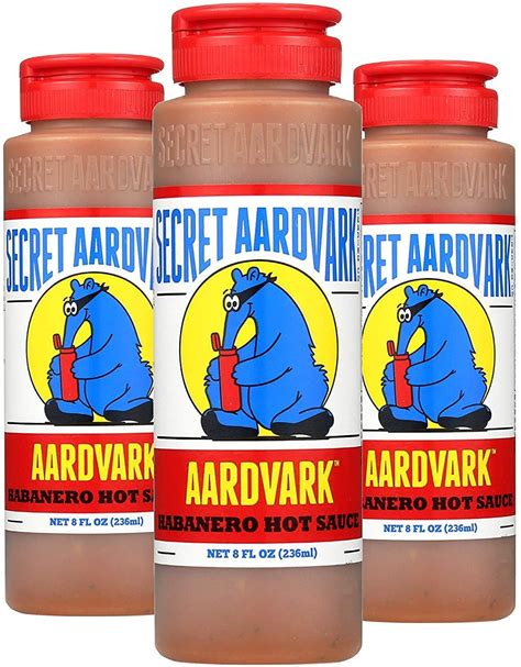 Secret Aardvark Habanero Hot Sauce Made With Habanero Peppers And Roasted Tomatoes