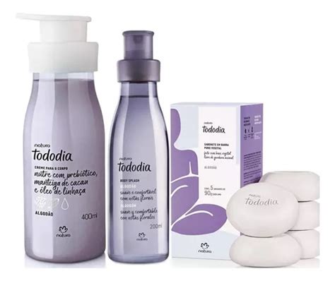 Presente Natura Tododia Algodao Feminino Original Promo Ao Frete Gr Tis