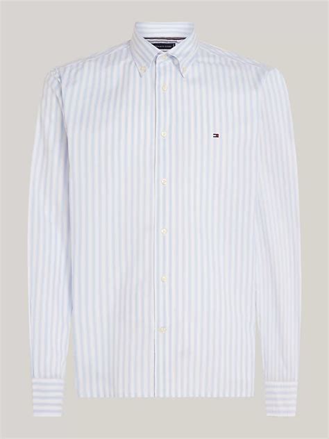 Stripe Poplin Regular Fit Shirt Blue Tommy Hilfiger