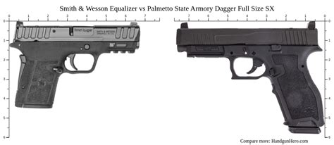 Smith And Wesson Equalizer Vs Palmetto State Armory Dagger Full Size Sx