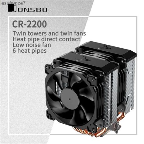 JONSBO CR 2200 6 HeatPipe Dual Tower Air Cooled Radiator Desktop PC