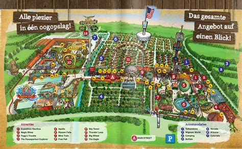 Attractie And Vakantiepark Slagharen Map And Ground Plan The Best Offers