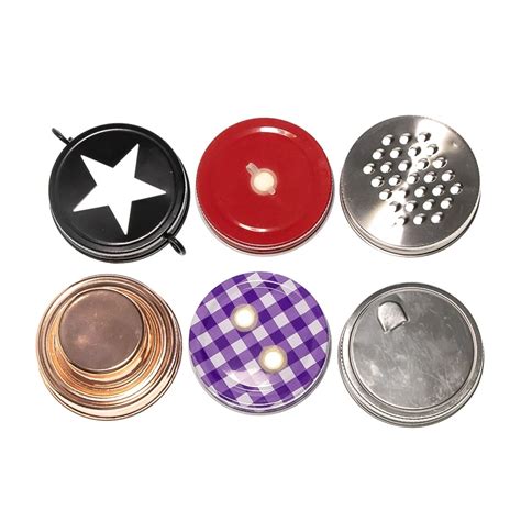 Mason Jar Lids With Hole - Buy Mason Jar Lid,Cap For Mason Jar,Jar Lids With Holes Product on ...