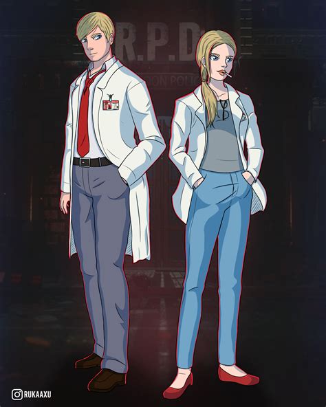 William And Annette Resident Evil 2 Remake By Rukaaxu On Deviantart