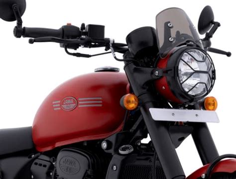 Jawa Ver Orion Red Price Specs Top Speed Mileage In India