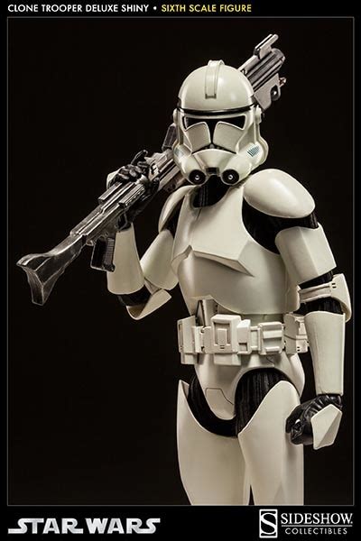 Star Wars Clone Trooper Deluxe Shiny Sixth Scale Figure By Sideshow