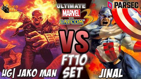 Umvc Parsec Ft Set Ug Jako Man Vs Jinal Youtube