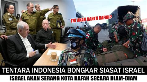 Salut Tentara Militer Indonesia Bongkar Siasat Licik Israel Pada