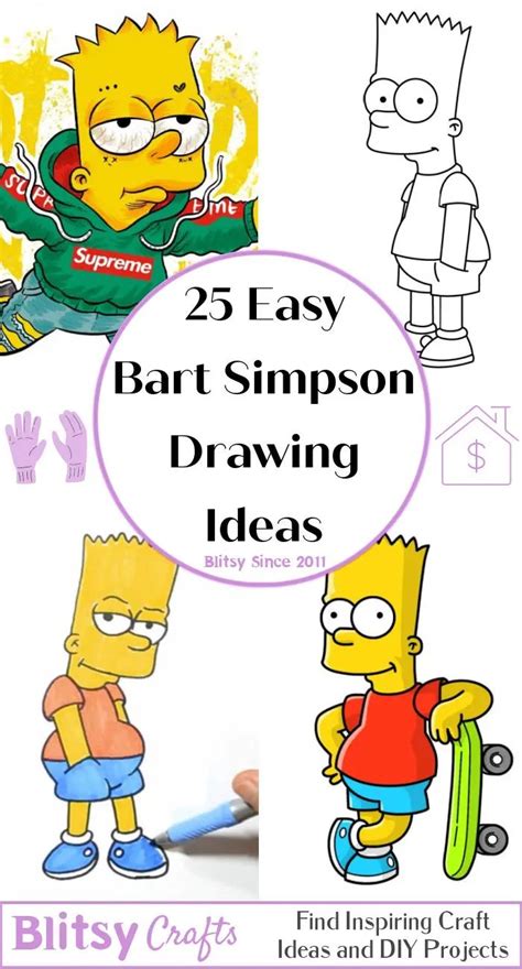 25 Easy Bart Simpson Drawing Ideas - How to Draw i 2024