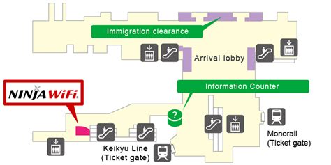 Haneda Airport Terminal Map