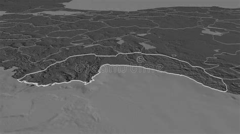 Antalya Türkei Zusammensetzung Satellit Sentinel 2 Stock