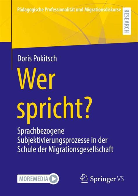 Wer Spricht Doris Pokitsch Buch Jpc