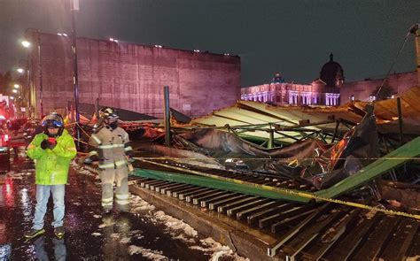 Lluvias En Cdmx Provocan Colapso Del Techo De Templo Mayor Y Caos Vial