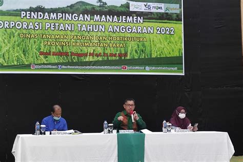 Dinas TPH Kalbar Dorong Kelompok Tani Bentuk Korporasi Petani ANTARA