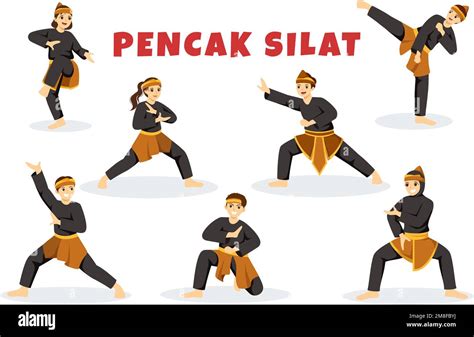 Silat Vector Cut Out Stock Images Pictures Alamy