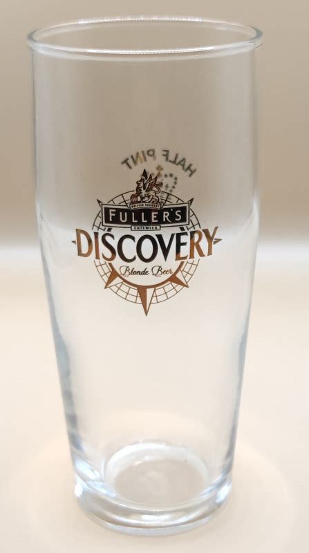 Fuller's Discover half pint - Nick's Beer Glass Site