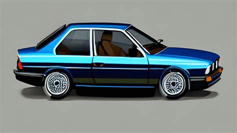 BMW E30 Vector Graphic · Creative Fabrica