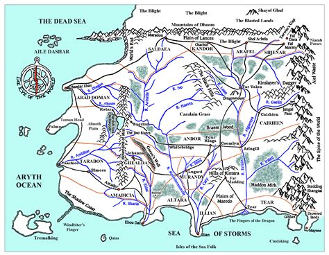 Wheel Of Time Maps United States Map