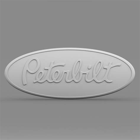 Peterbilt Logo 3d Model Cgtrader