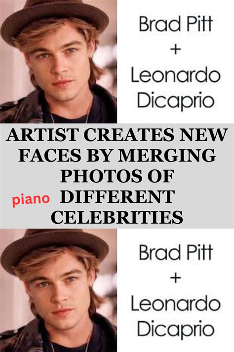 Artist creates new faces by merging photos of different celebrities 30 ...