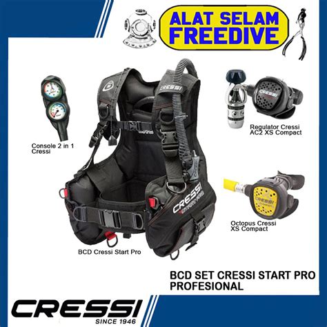 Jual Paket BCD Set Scuba Diving Cressi Start Pro V2 0 Profesional