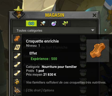 DOFUS Guide d élevage des familiers comment les nourrir