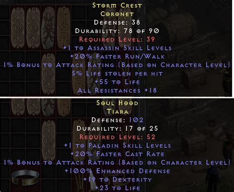 2 Skill 20 Fcr 30 Frw Visionary Circlets Ft Topic D2jsp