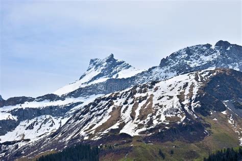 Incredible Mountain Panorama At The Klausenpass In Switzerland