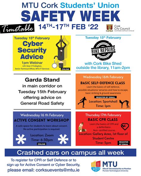 Safety Week 2022 - MTU Students Union