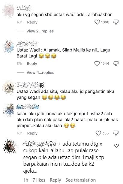 Ada Netizen Kurang Senang Ustaz Wadi Hadir Majlis Janna Dan Dini