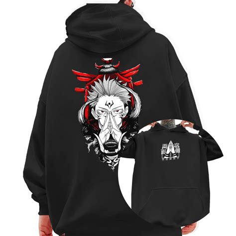 Moletom Canguru Blusa De Frio Ryomen Sukuna Jujutsu Kaisen Expansão De