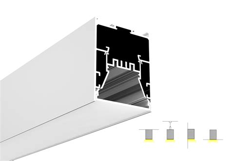 2 5 Inches Aluminium LED Profile For Pendent Light LEDLUZ