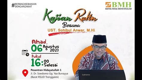 Menjernihkan Gagasan Moderasi Beragama Ustadz Sohibul Anwar M Hi