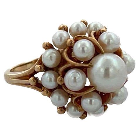 Vintage Pearl Ring For Sale at 1stDibs