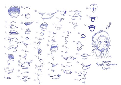 Mouth Reference Sheet 19_08_2014 by RemiLatour on DeviantArt