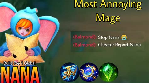 Nana Best Build And Emblem Nana One Shot Build Mlbb